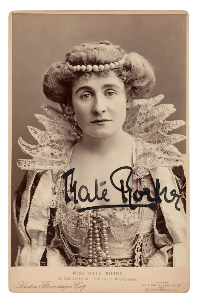 Kate Rorke, British actress, as Queen in “The Three Musketeers”